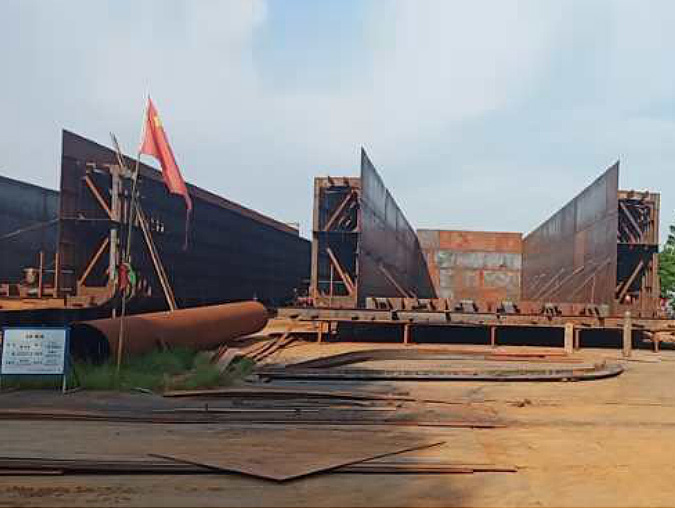 62.8米船舶建造